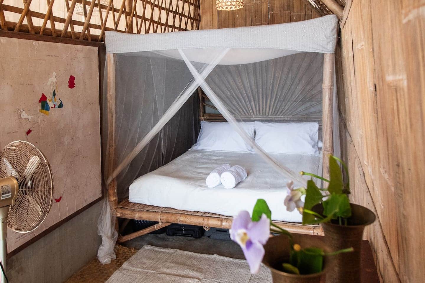Bed in Buwig Cottage