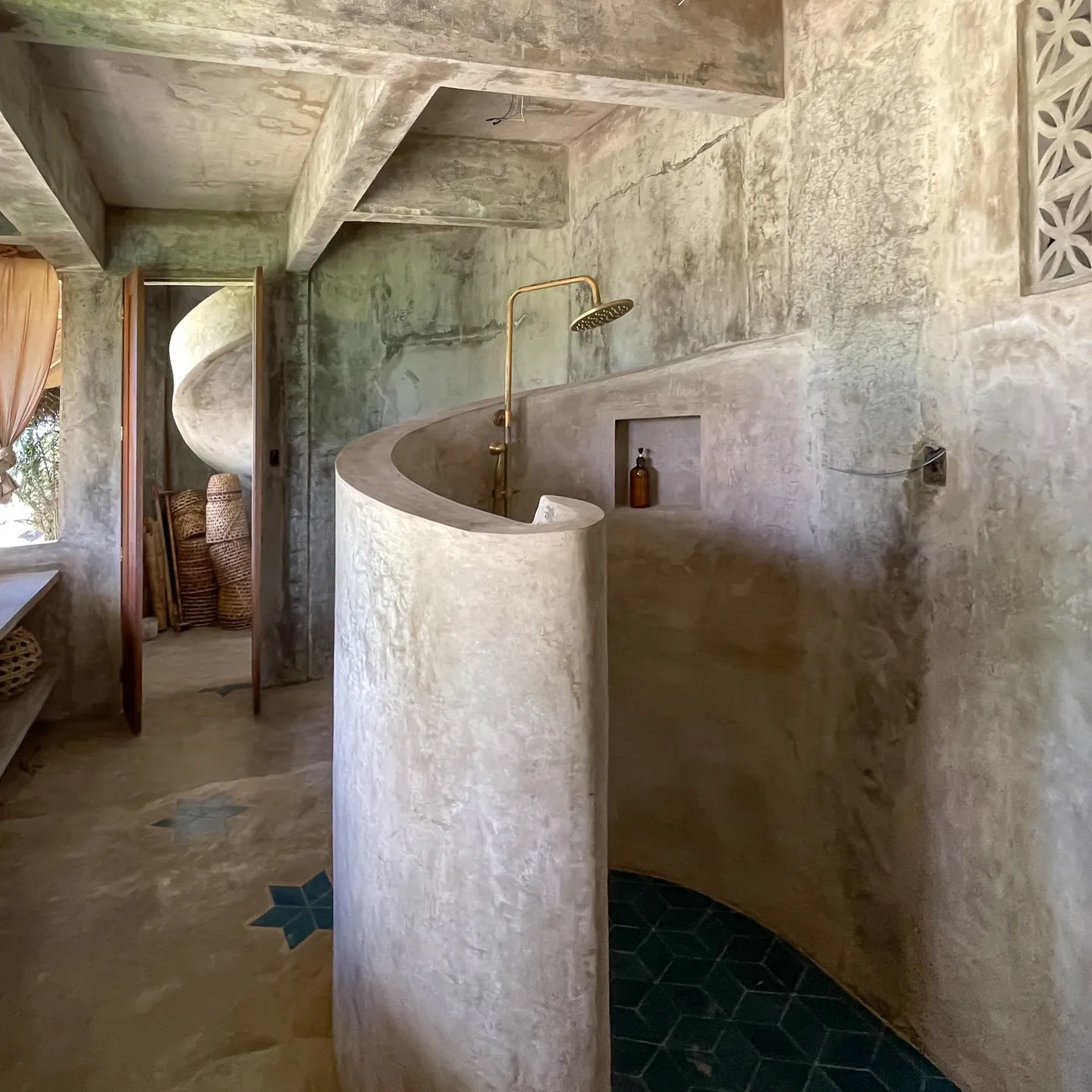 Shared upstairs bathroom vanity
